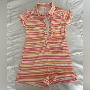 Cute striped romper